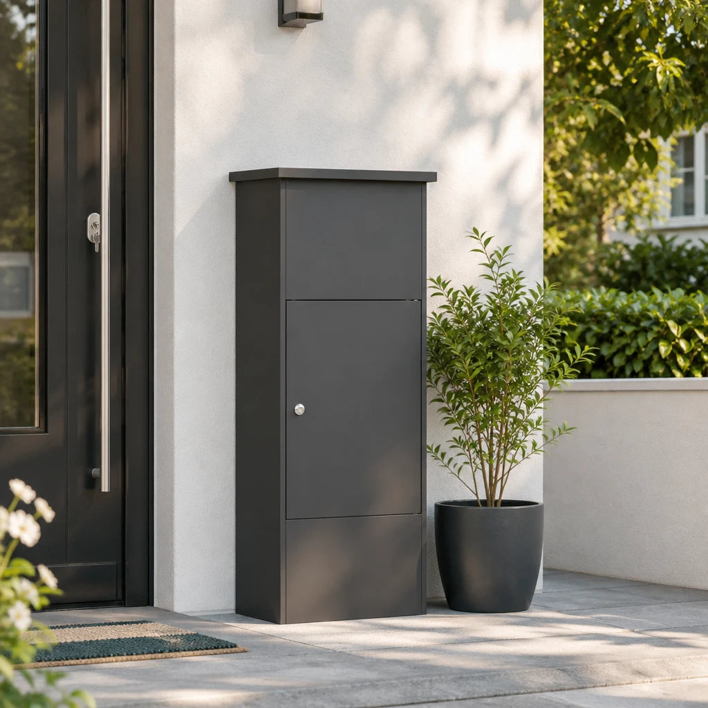 Boîte à colis anthracite 44,5 × 29 × 110,5 cm | Colivance