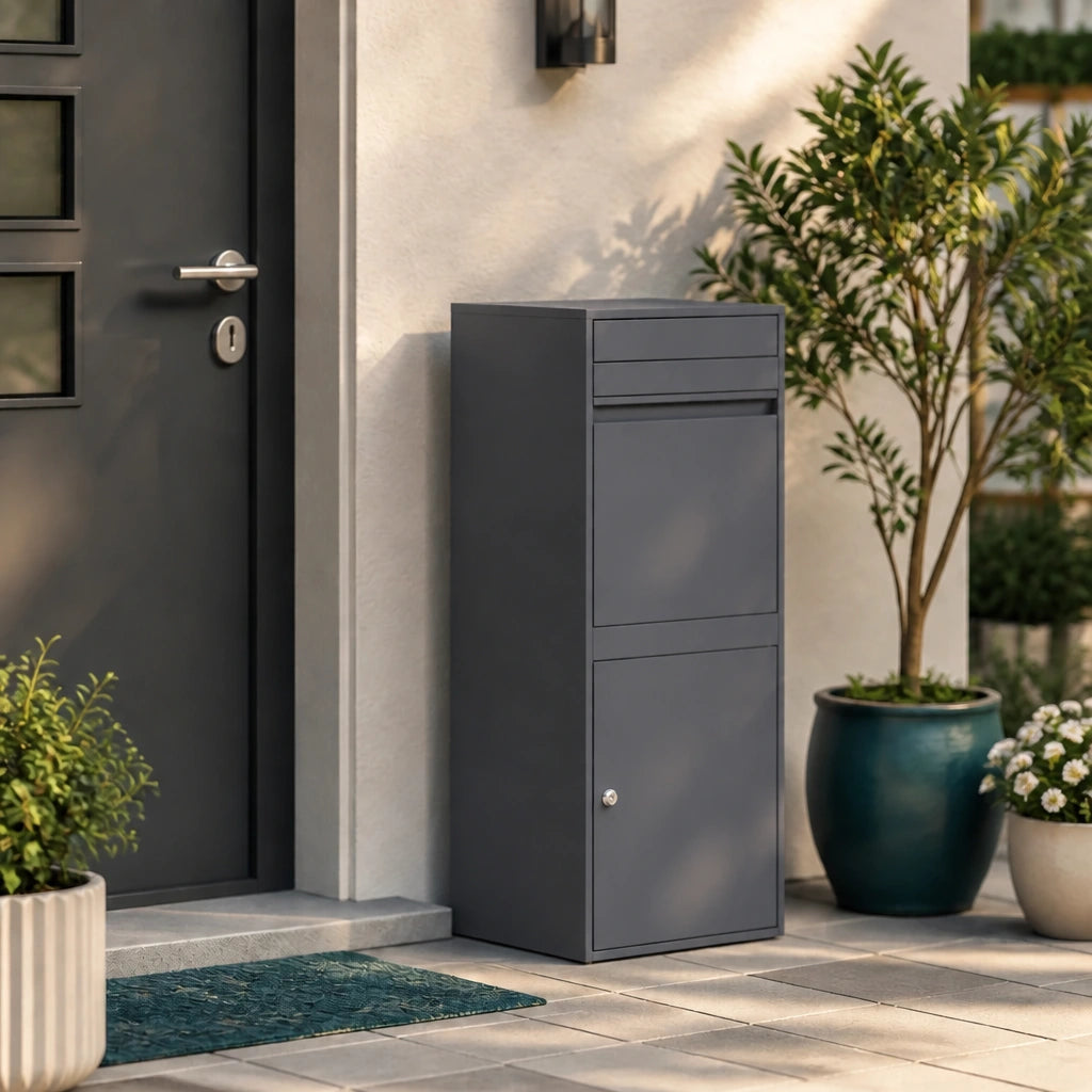 Boîte à colis anthracite 41 × 38 × 103 cm | Colivance